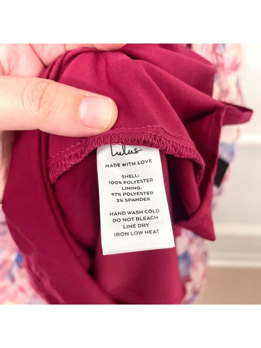 NWT Lulus Delightful Look Magenta Floral Print Bustier Midi Skater Dress Size S - Picture 6 of 9